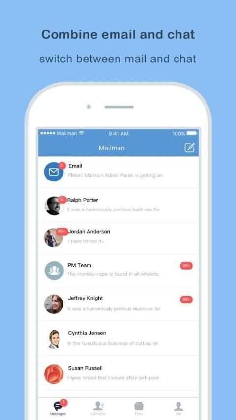 Mailman-Combines mail and chat скриншот 6