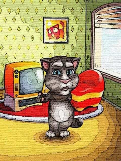 Cartoon Puzzle Cat screenshot 2