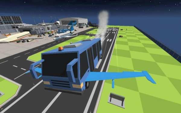 Airport Bus Flying Simulator screenshot 4