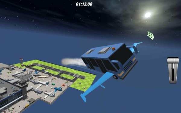 Airport Bus Flying Simulator screenshot 2