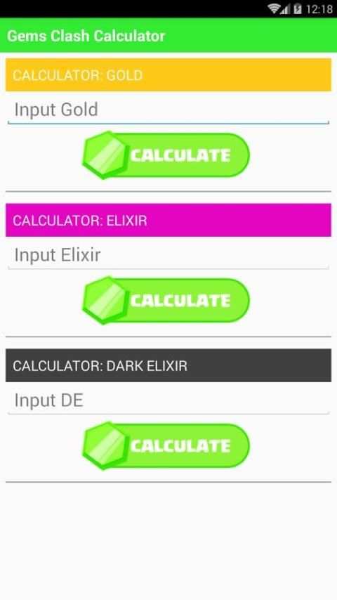 Gems Clash Calculator screenshot 5
