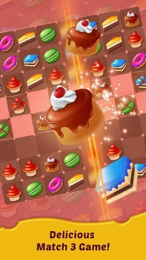 Candy Cake Match 3 Game 12 تصوير الشاشة