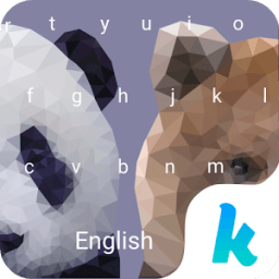 Panda and Bear Kika Keyboard иконка