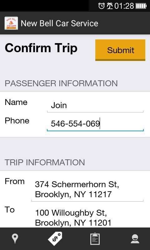 New Bell Car Service screenshot 4