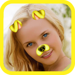 Snap Photo stickers and filter أيقونة