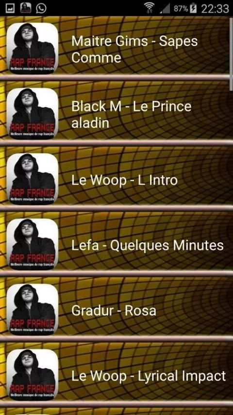 Rap Français screenshot 5