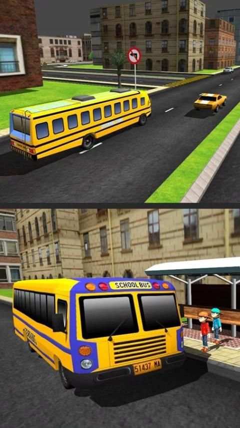 School Bus Drive स्क्रीनशॉट 2
