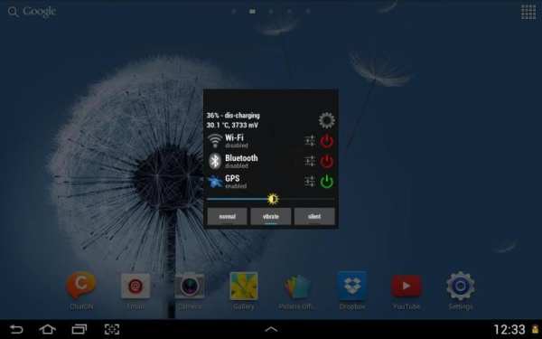 Tiny Battery Widget 2 تصوير الشاشة