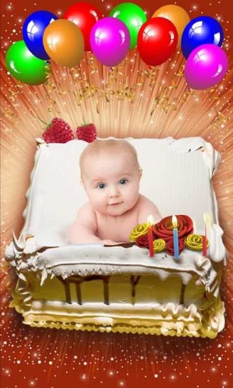 Photos on Birthday Cakes 1 تصوير الشاشة