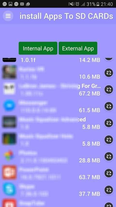 Move & install app to SD card скриншот 2