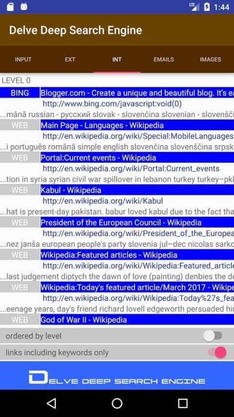 Delve into Search Engines скриншот 11