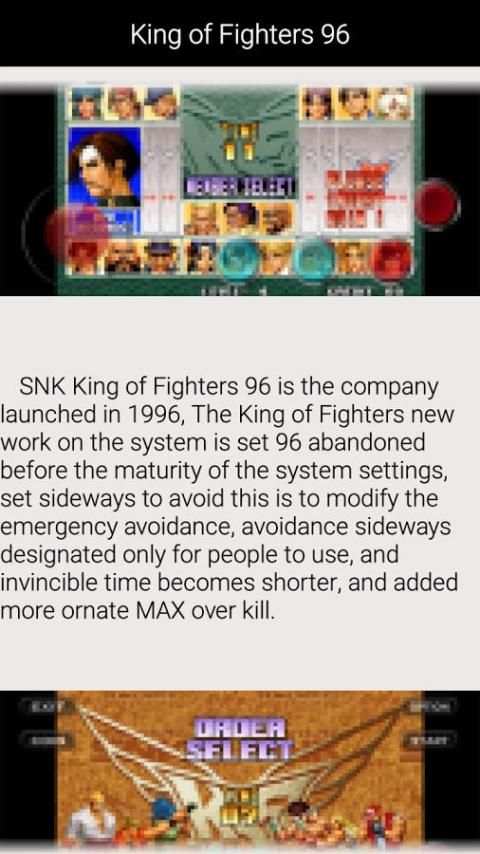 Guide for King of Fighters 96 screenshot 4
