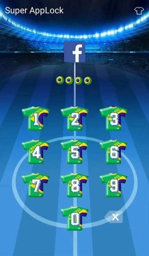 AppLock ThemeBrasil Rio 2016 скриншот 2