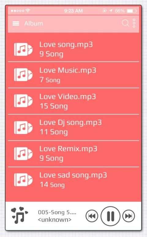 Music Player 1 تصوير الشاشة