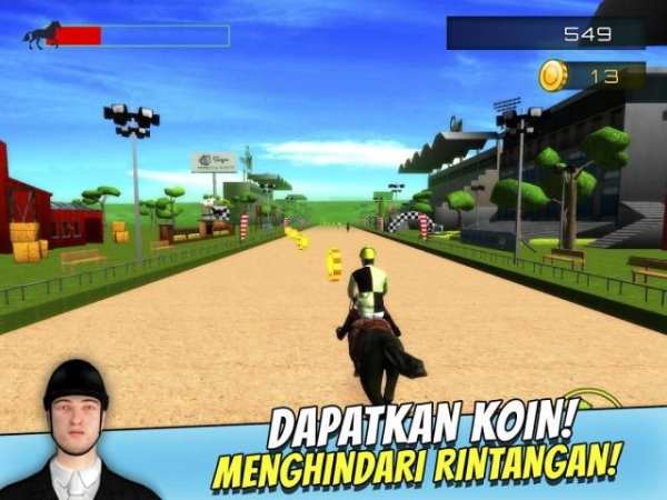 3D Pacuan Kuda dengan Hambatan screenshot 9
