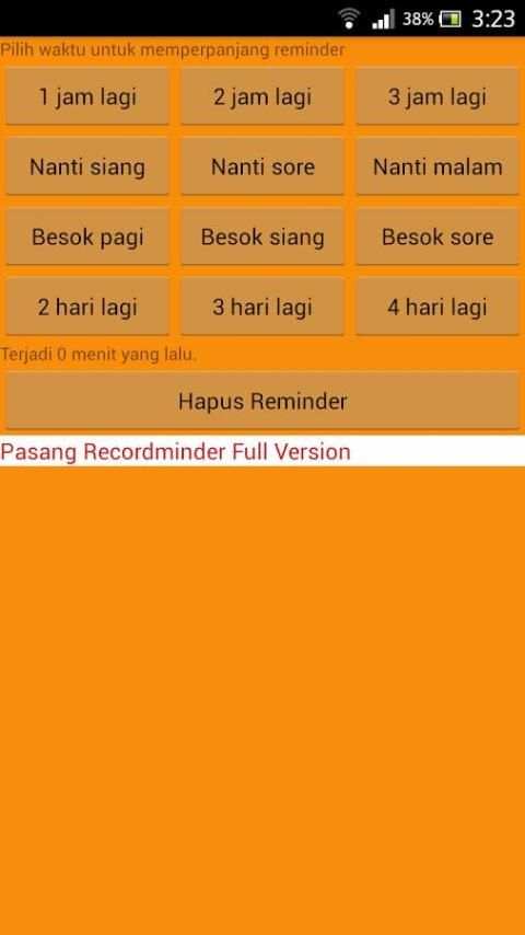 RecordMinder Lite 3 تصوير الشاشة