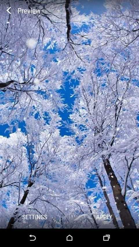 Winter Live Wallpaper screenshot 3