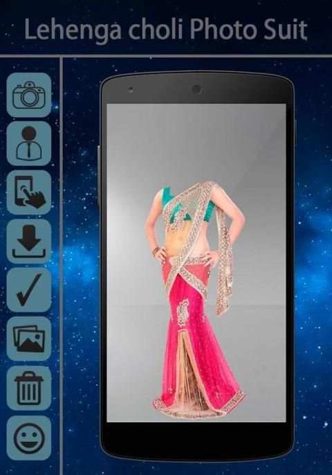 Lehenga choli Photo Suit स्क्रीनशॉट 2