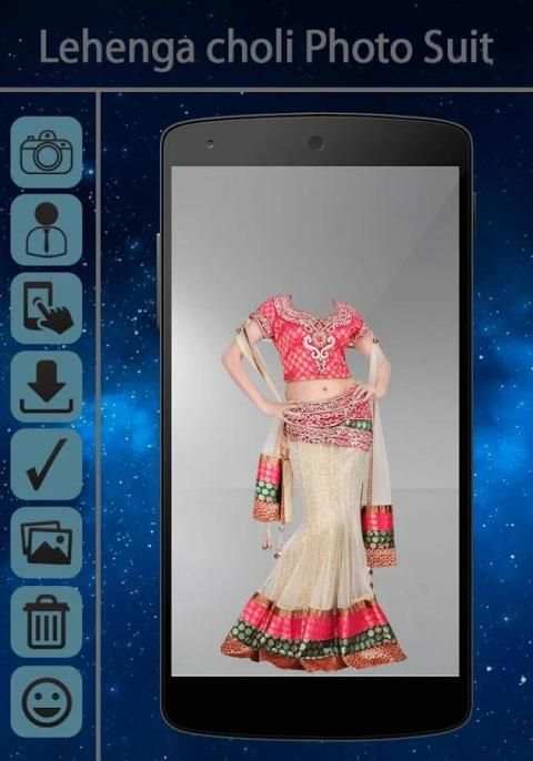 Lehenga choli Photo Suit स्क्रीनशॉट 3