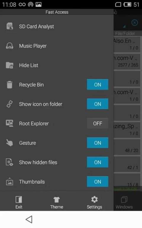 ES Holo Theme for Pro screenshot 3