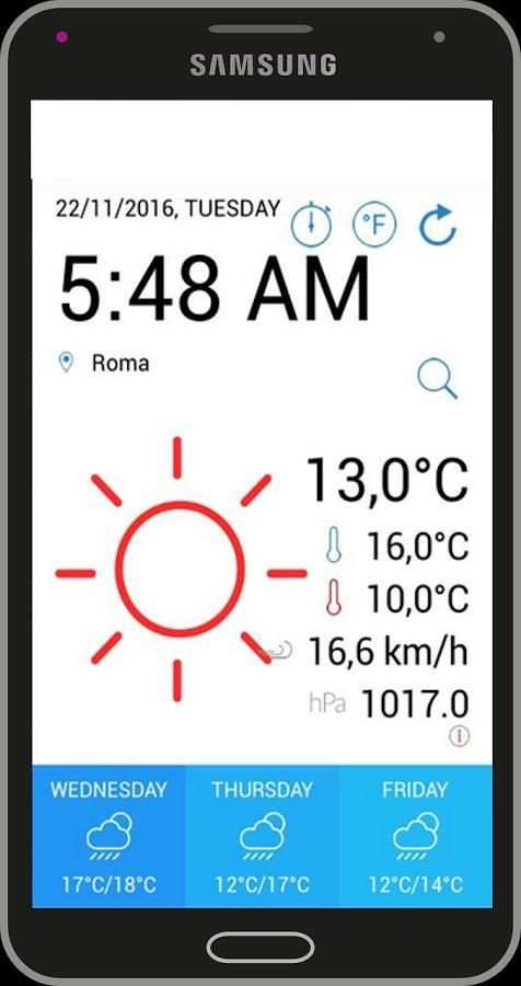 Meteo Roma screenshot 3