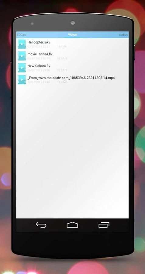 HD Video Player for Android скриншот 1