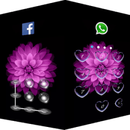 Green Applock Theme Flower आइकन