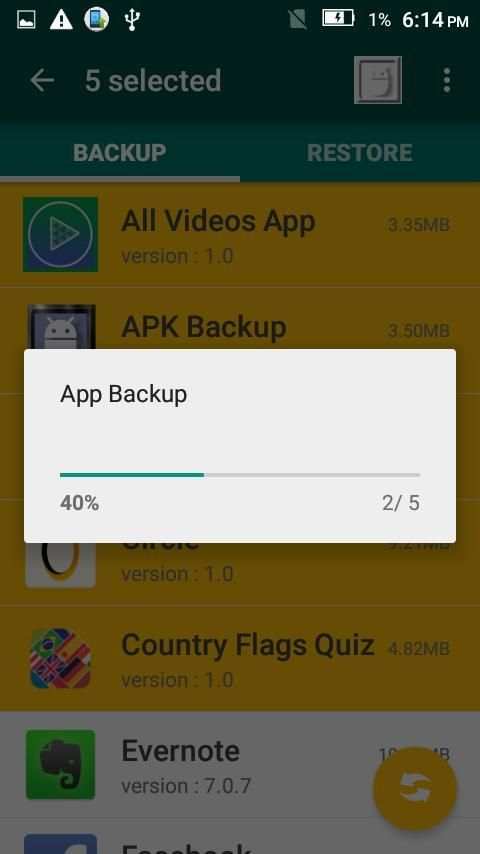 App Backup & Restore स्क्रीनशॉट 3