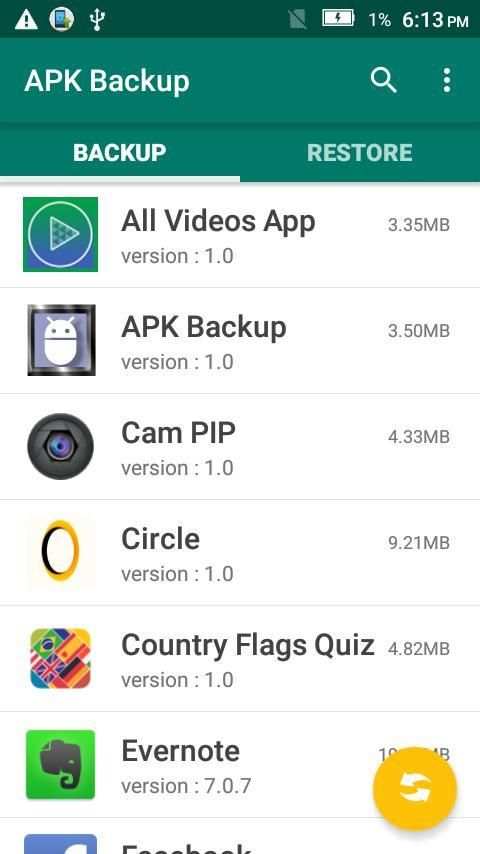 App Backup & Restore स्क्रीनशॉट 5