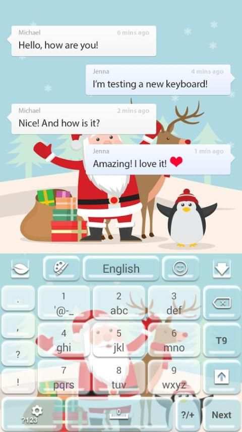 Merry Christmas Keyboard screenshot 2