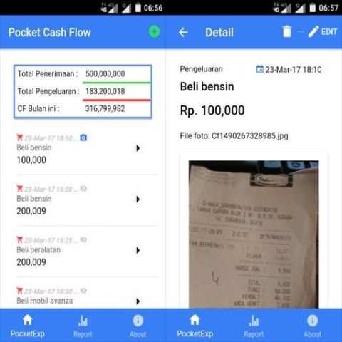 Note CashFlow screenshot 2