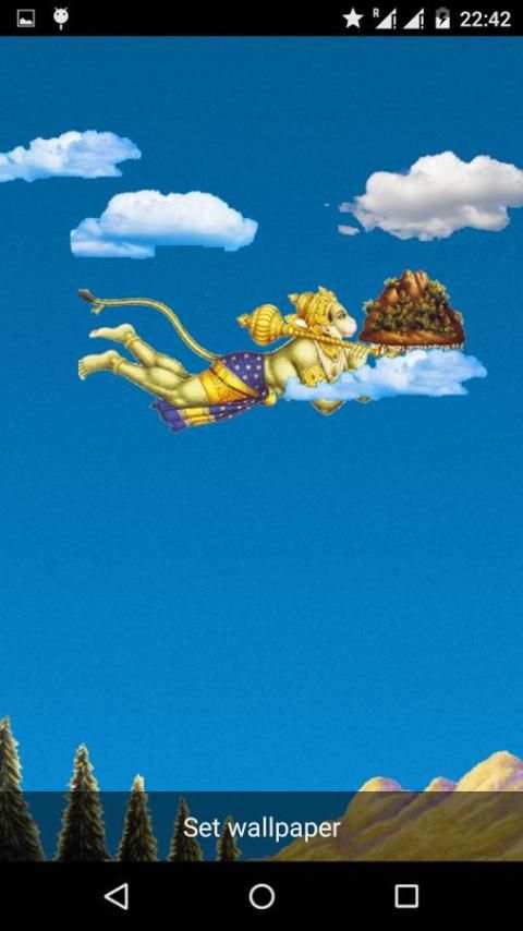 Jai Hanuman Live Wallpaper स्क्रीनशॉट 1