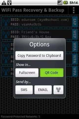 FREE WiFi Password Recovery screenshot 7