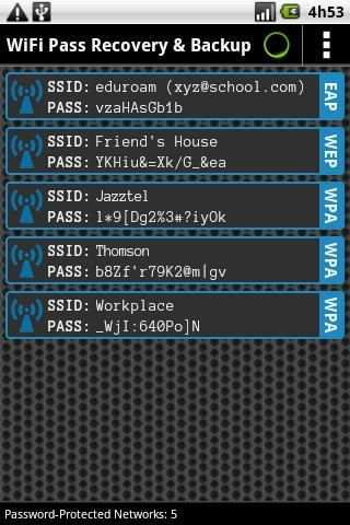 FREE WiFi Password Recovery screenshot 8