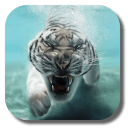 Tiger Live Wallpaper أيقونة