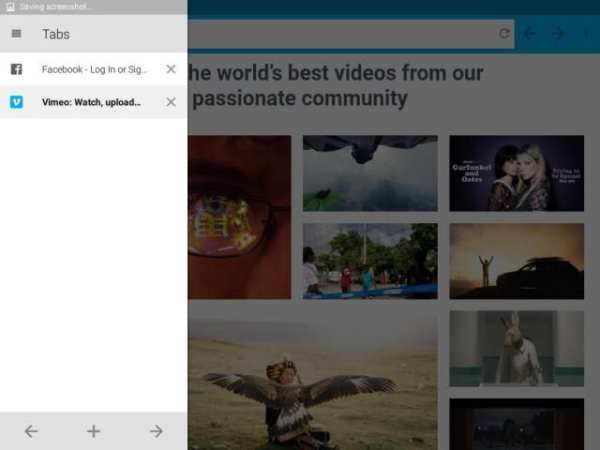 Tablet Browser स्क्रीनशॉट 1