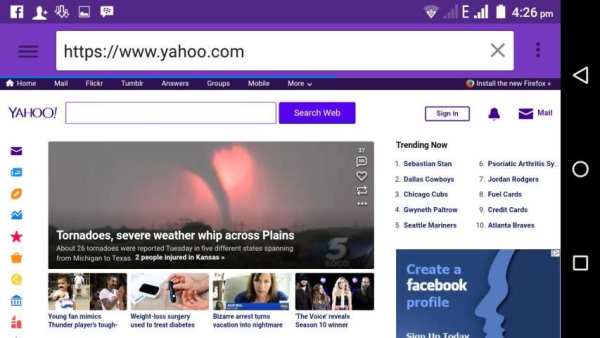 Tablet Browser स्क्रीनशॉट 8