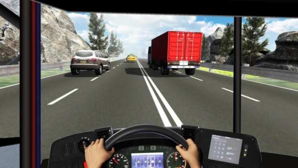 Racing In Bus - Traffic Racer screenshot 6