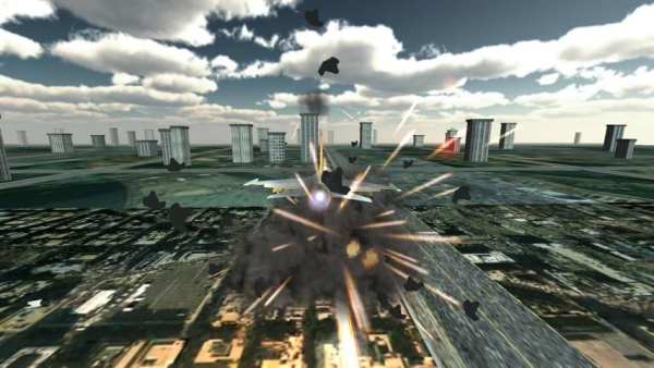 Jet Plane Fighter City 3D скриншот 2