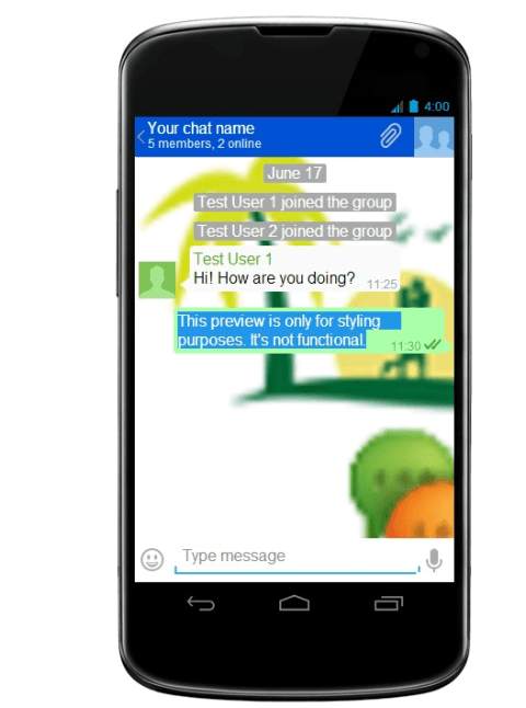 Villahandle Messenger screenshot 2