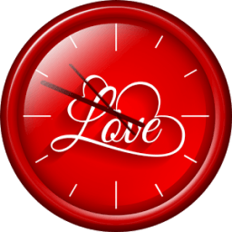 प्रेम घड़ी आइकन