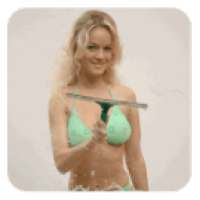 Lady Screen Wash live wallpaper on 9Apps