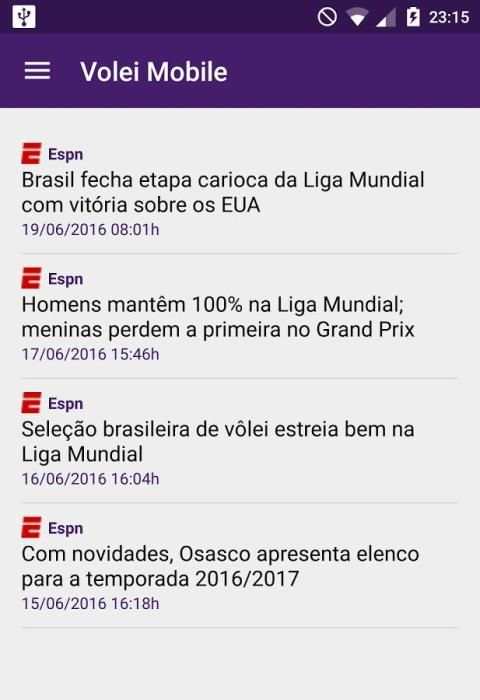 Volei Mobile screenshot 2