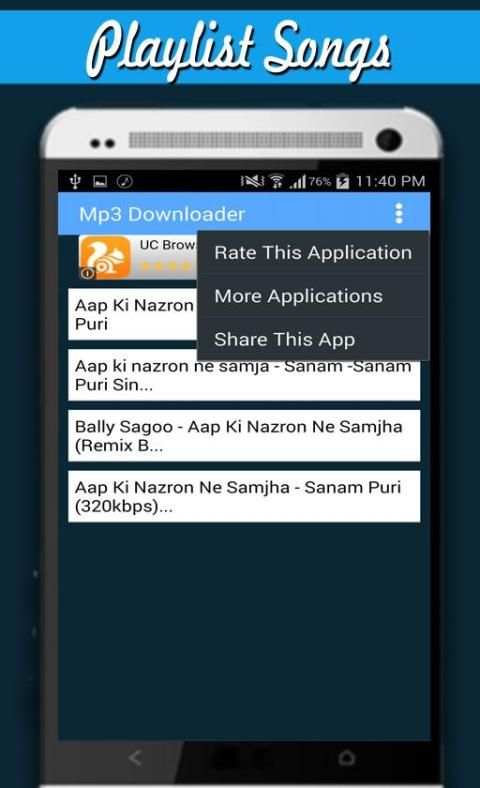 Fast Mp3 Downloader screenshot 1
