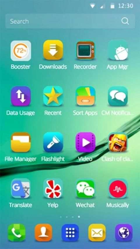 Tema untuk samsung galaxy S7 screenshot 1