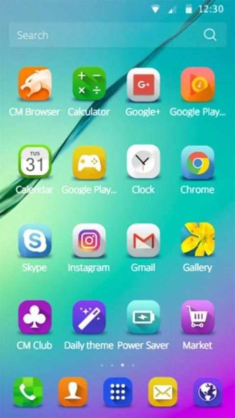 Tema untuk samsung galaxy S7 screenshot 2