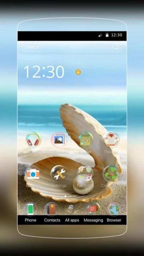 Pearly Shell Theme скриншот 3