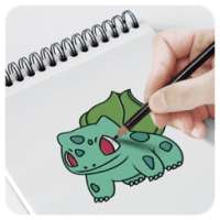 cara menggambar pokemon