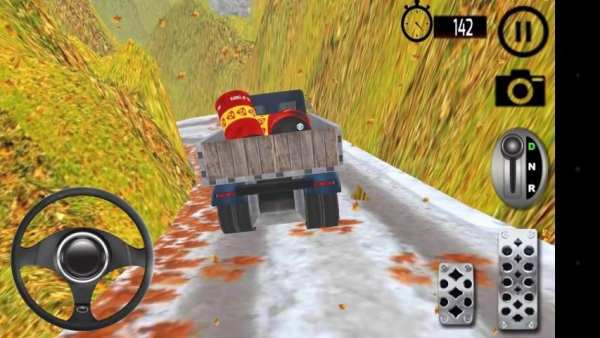 Hill Climb Truck Driver 3D 1 تصوير الشاشة