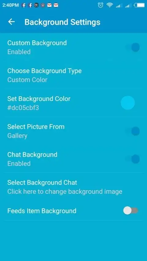 Dual BBM+ Transparent screenshot 1